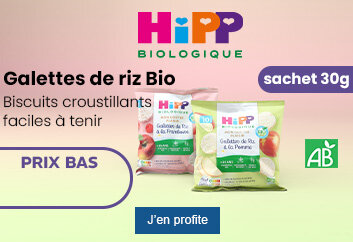 Prix bas HiPP Galettes de riz à la framboise Bio