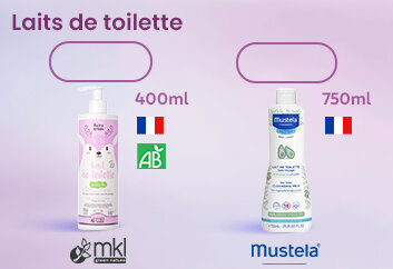 Prix bas lait de toilette mustela