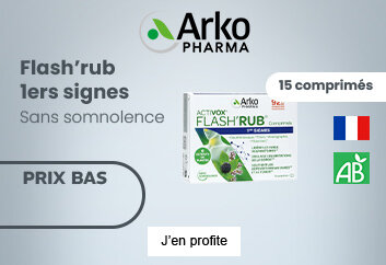 Prix bas Activox Flash'rub 1ers signes comprimés