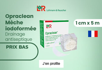 Prix bas Lohmann Opraclean mèche iodoformée