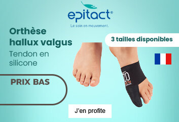 Prix bas orthèse Epitact hallux valgus