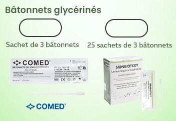 Prix bas Comed Bâtonnets de soin glycérinés au citron
