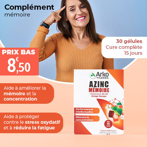 Prix bas Azinc mémoire Arkopharma