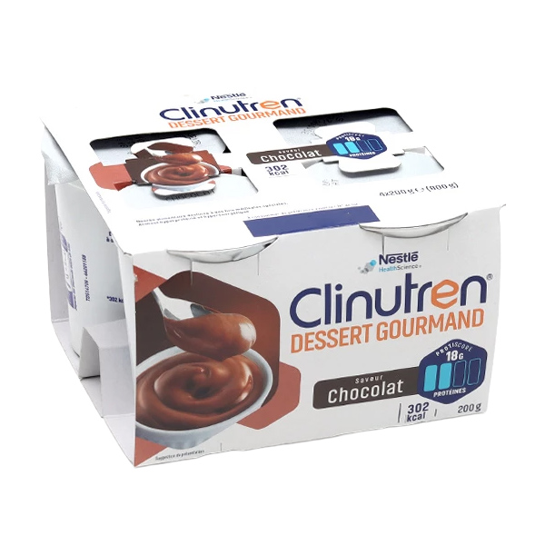 Clinutren dessert gourmand crème hyperprotéinée