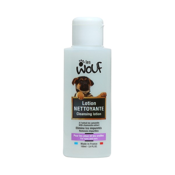 Lotion nettoyante yeux et oreille pour chien Les Wouf