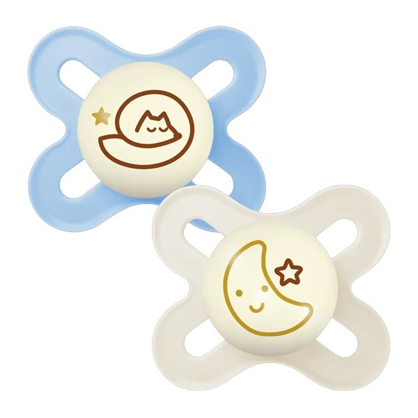 MAM Original Naissance Nuit Sucette symétrique silicone 0-2 mois