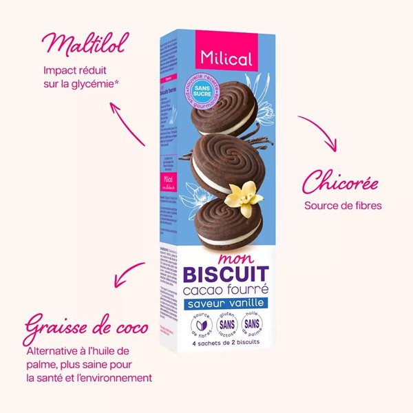 Milical biscuit fourré