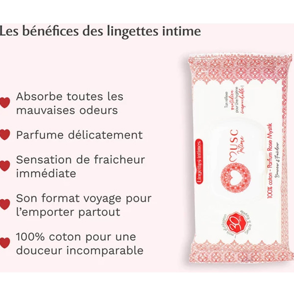 Musc Intime Lingettes intimes