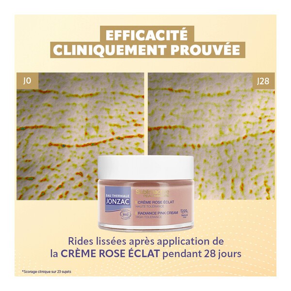Jonzac Sublimactive Crème Rose éclat Bio