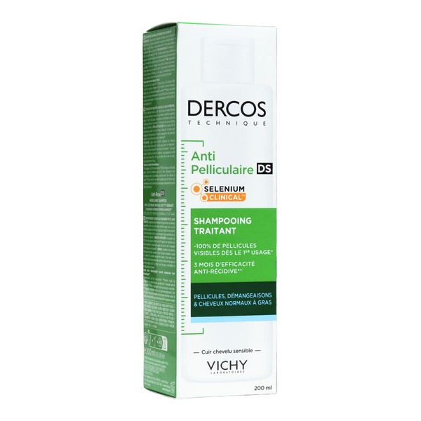 Vichy Dercos Shampooing Anti pelliculaire DS cheveux normaux à gras