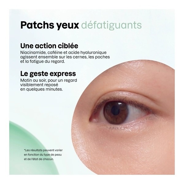 Dr Herma Patch yeux hydrogel défatiguant