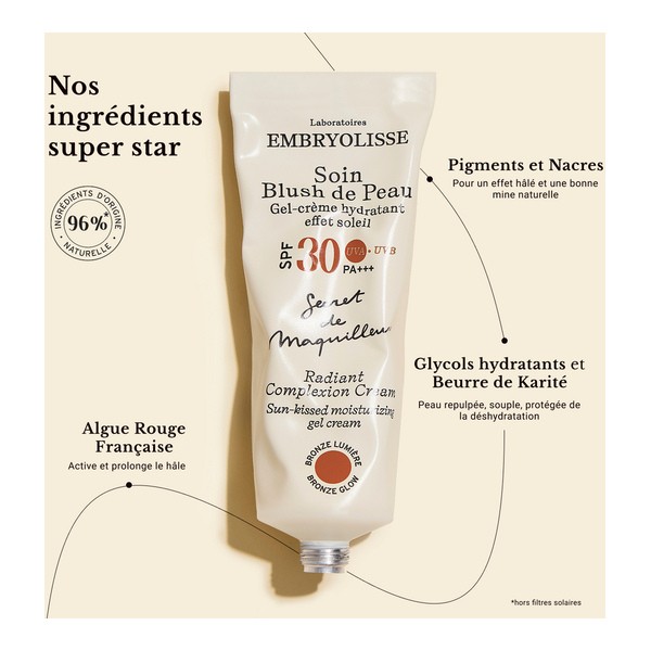 Embryolisse soin blush de peau Bronze lumière SPF 30