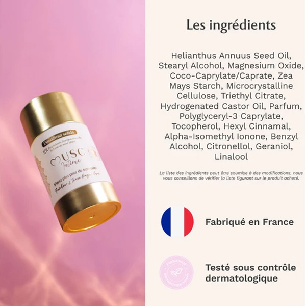 Musc Intime Déodorant Naturel