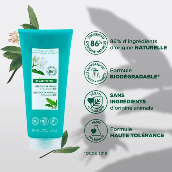 Klorane gel douche nutritif