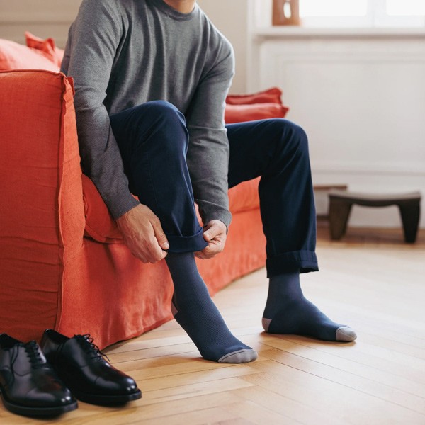 Sigvaris Styles Colors Chaussettes de contention Classe 2 homme