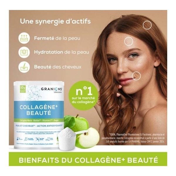 Granions Collagène+ Beauté poudre Pomme