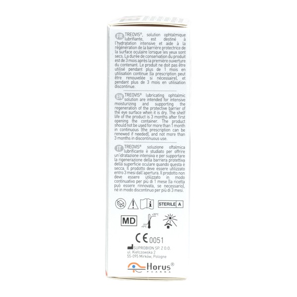 Treovis Solution ophtalmique lubrifiante