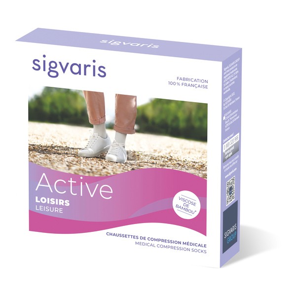 Sigvaris Active loisirs Chaussettes de Contention femme Classe 2