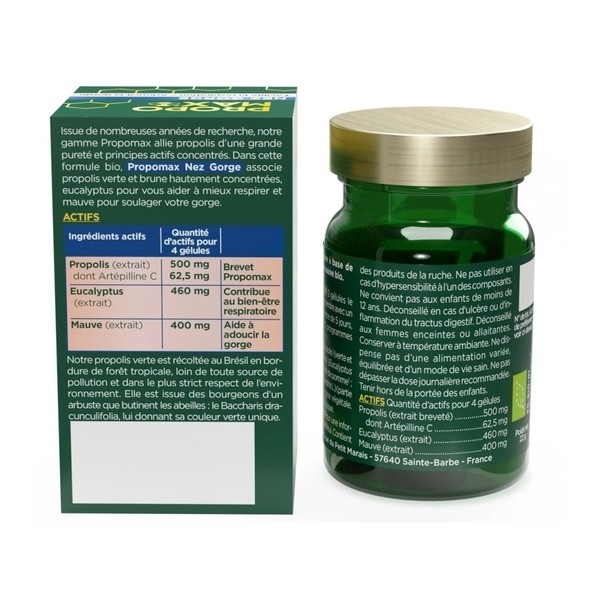 Lehning Propomax Nez Gorge bio gélules
