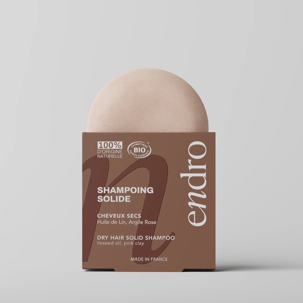 Endro Shampoing solide bio Cheveux secs
