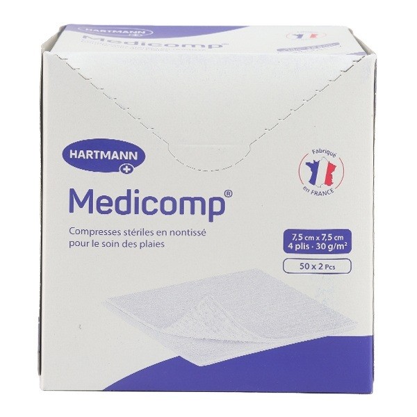 Medicomp compresses non tissées stériles
