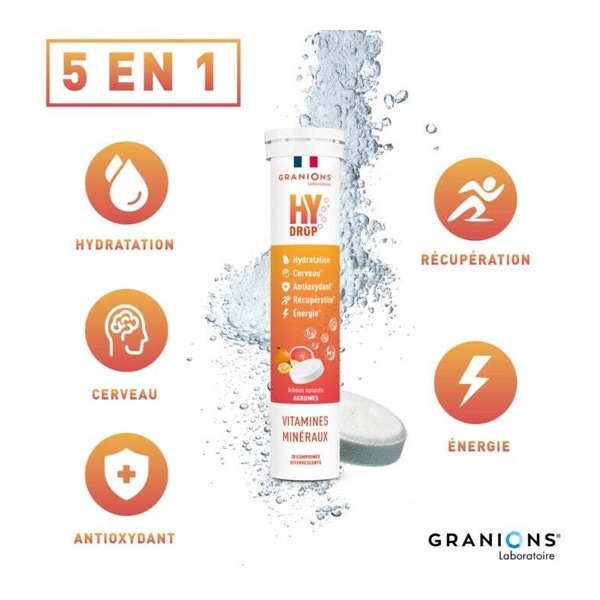 Granions Hydrop Vitamines et Minéraux comprimés