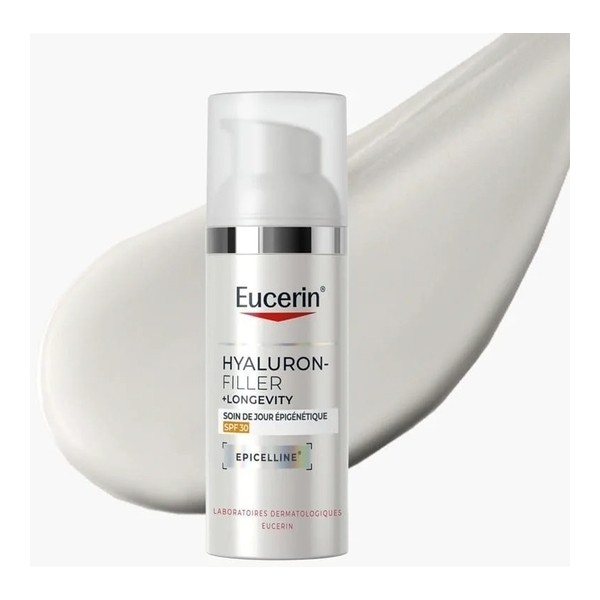 Eucerin Hyaluron Filler + Longevity Soin de jour épigénétique SPF 30