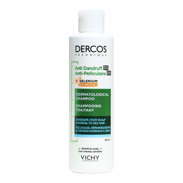 Vichy Dercos Shampooing Anti pelliculaire DS cheveux normaux à gras