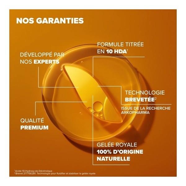 Arkoroyal Gelée royale 5000 mg Bio ampoule