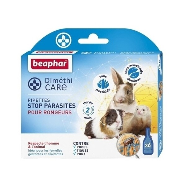Beaphar Diméthicare Pipette Stop Parasites Rongeurs