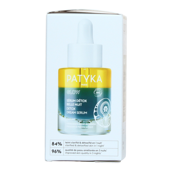 Patyka Glow sérum détox belle nuit bio