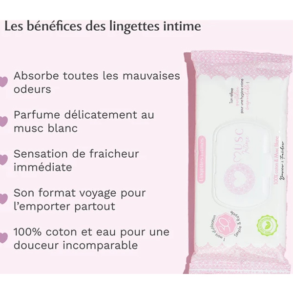 Musc Intime Lingettes intimes