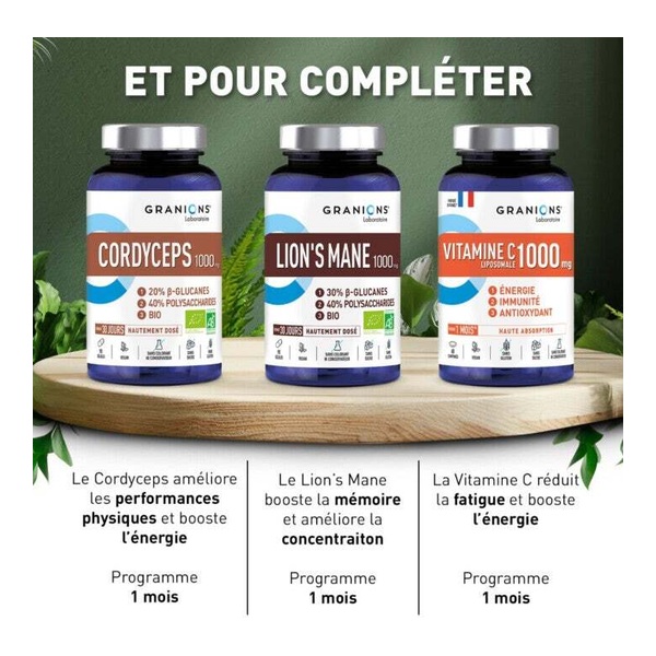 Granions Cordyceps bio 1000 mg gélules