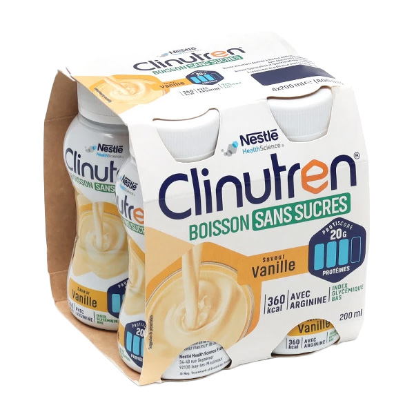 Clinutren boisson hyperprotéinée sans sucres