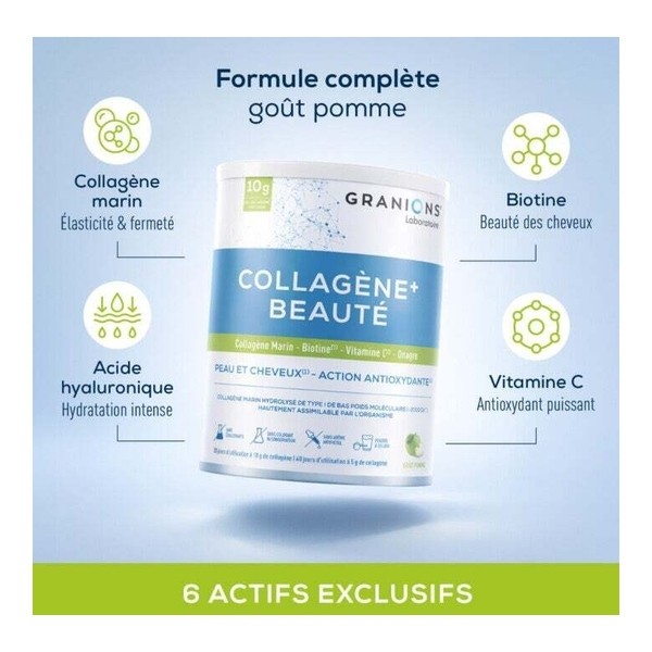 Granions Collagène+ Beauté poudre Pomme