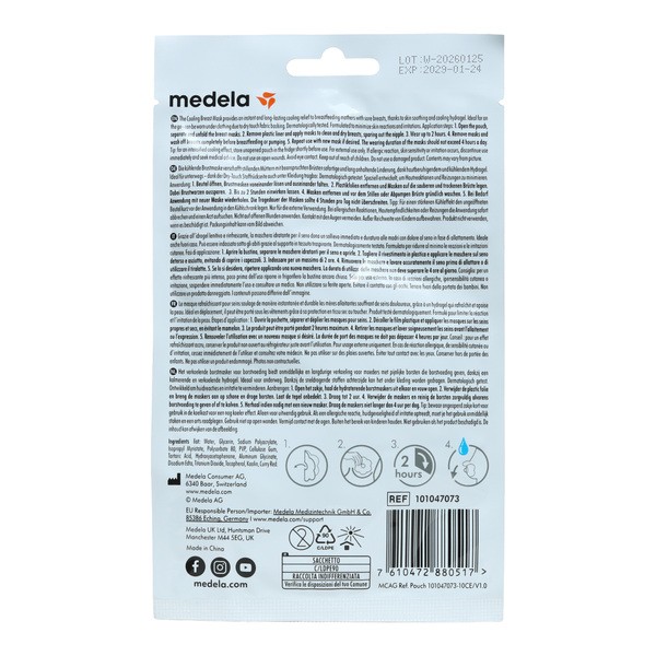 Medela Masque rafraichissant pour seins