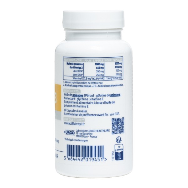 Alvityl Oméga 3 capsules