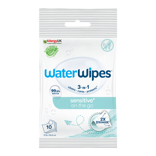 WaterWipes lingettes Sensitive+ On The Go