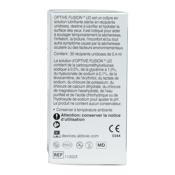 Optive Fusion Solution ophtalmique unidoses