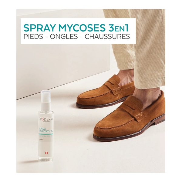 Poderm Spray Mycoses 3 en 1