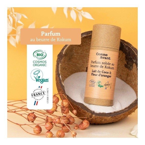 Comme Avant Parfum solide au beurre de kokum