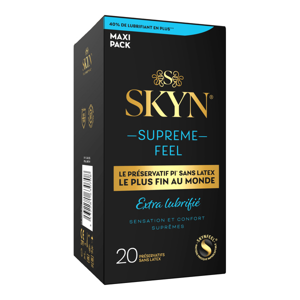 Manix Skyn Supreme Feel Extra lubrifié préservatifs sans latex