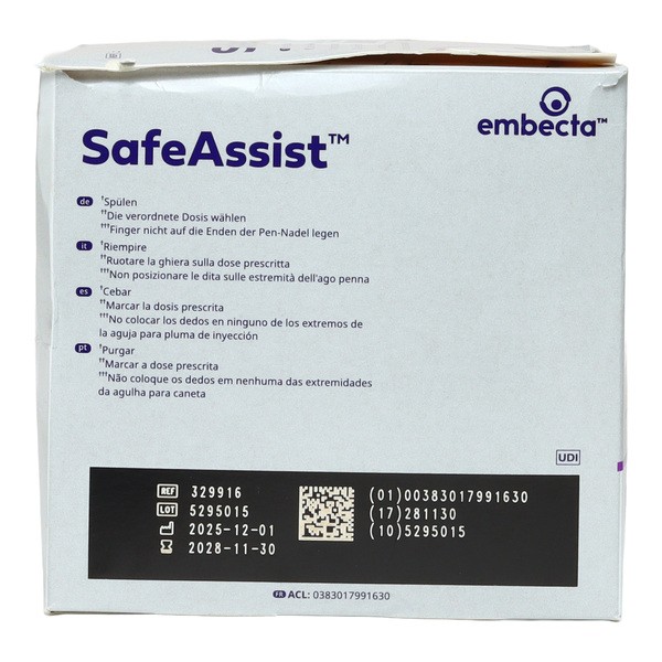 Embecta Safe Assist aiguille de sécurité pour stylo injecteur