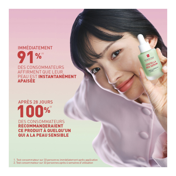 Erborian Centella Red Serum concentré apaisant immédiat
