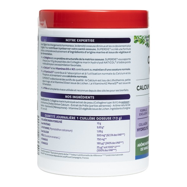 Super Diet Collagène marin 10 g Santé osseuse poudre