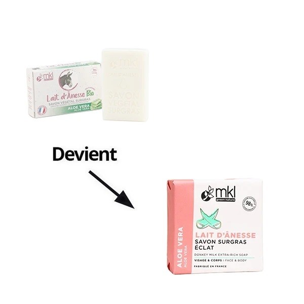 MKL savon végétal lait d'ânesse bio