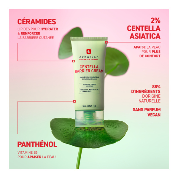 Erborian Centella barrier cream baume cica réparateur