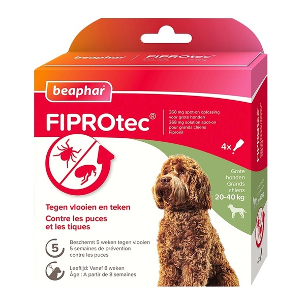 Beaphar Fiprotec Chien pipettes anti puce