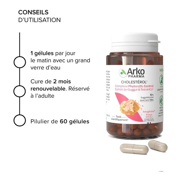 Arkogélules Cholestérol gélules