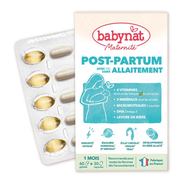 Babynat Maternité Post Partum gélules + capsules